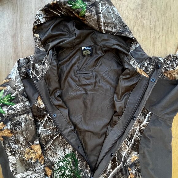 SCENTBLOCKER LIGHTWEIGHT REALTREE EDGE CAMO FULL ZIP MEN’S sx XL JACKET Lined - Picture 4 of 12
